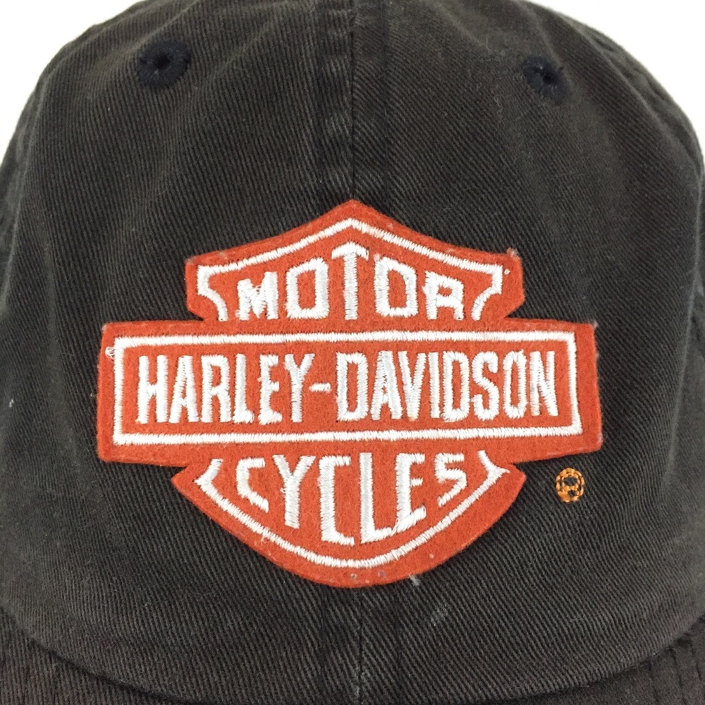 Harley Davidson Distressed Patch Hat Bar Shield M… - image 6
